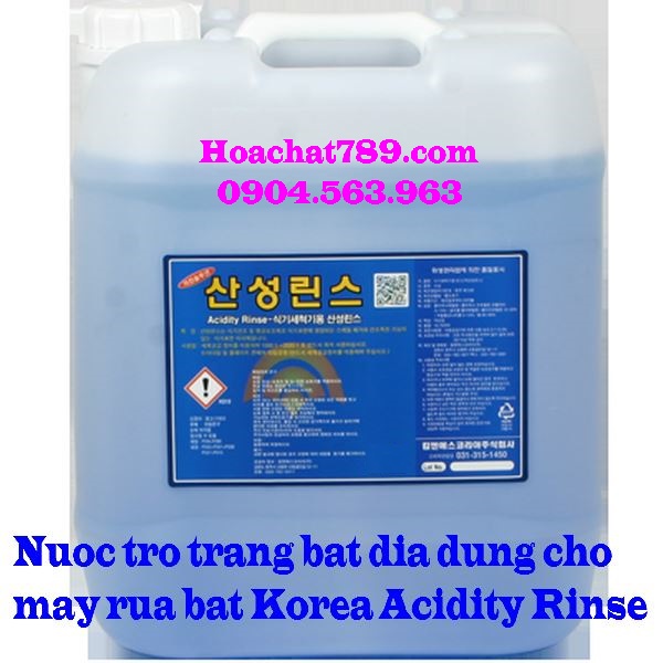 Chất tráng và làm khô bát đĩa Korea Acidity Rinse